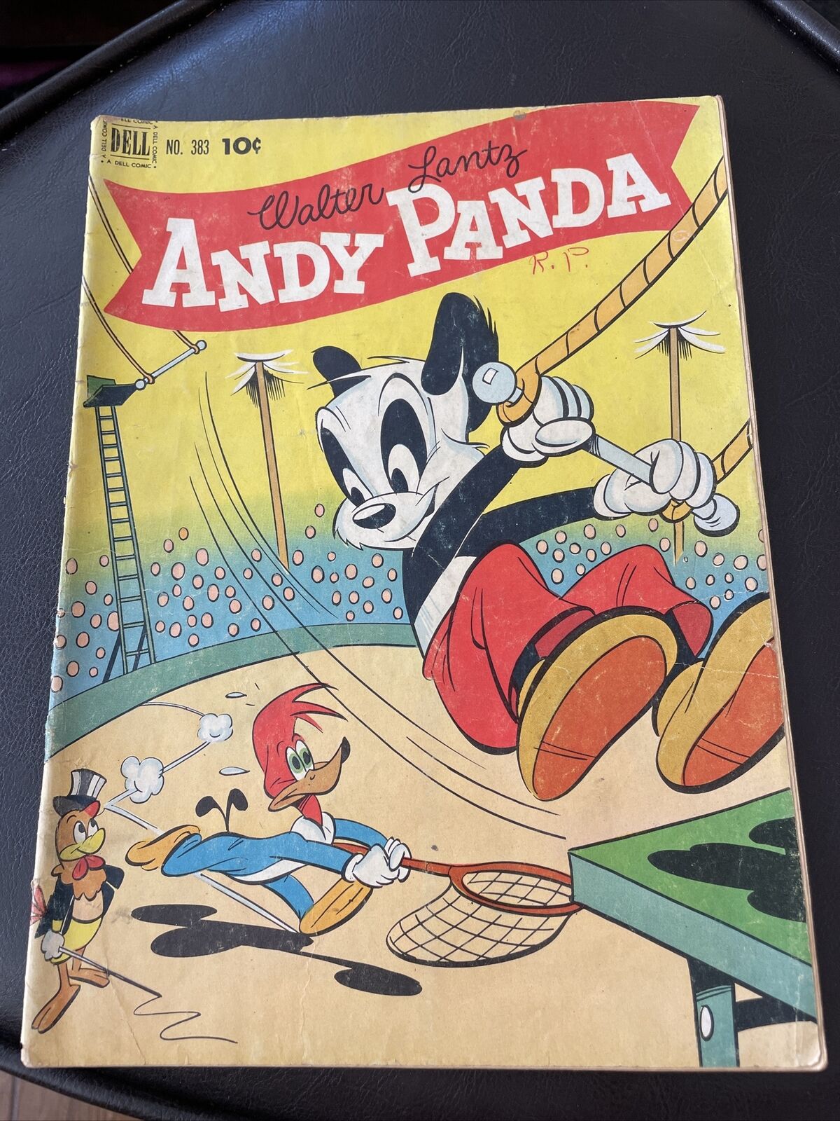 Dell Comics Walter Lantz Andy Panda #383 April 1952 Woody Woodpecker Four Color