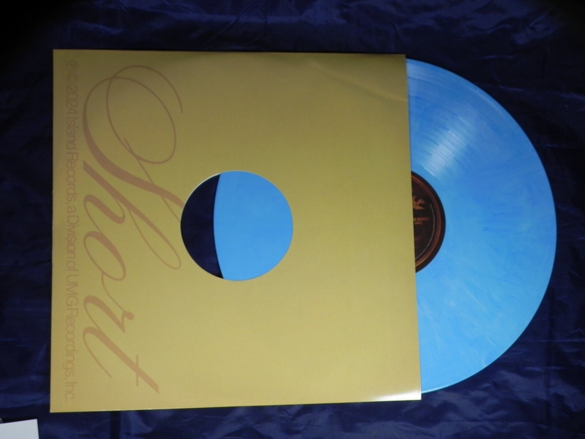🔥 SABRINA CARPENTER Short n' Sweet SIGNED LP Light Sky Blue Vinyl