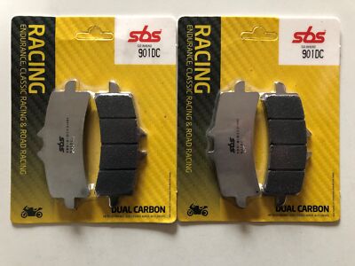 2 X SBS Rennbremsbeläge vorn 901DC für Bimota DB11 1200 VLX Bj.2013