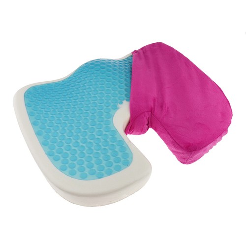 Chair Seat Cushion Cool Gel Pillow For Sciatica Prostate Hemorrhoid