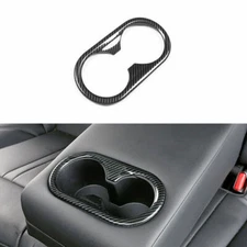 For Hyundai Sonata 2020-23 Carbon Steel Armrest Water Cup Holder Frame trim 1pcs