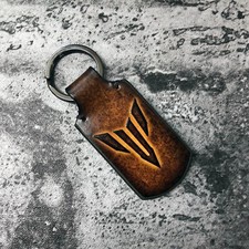 Handmade Yamaha MT leather keychain. 1EA