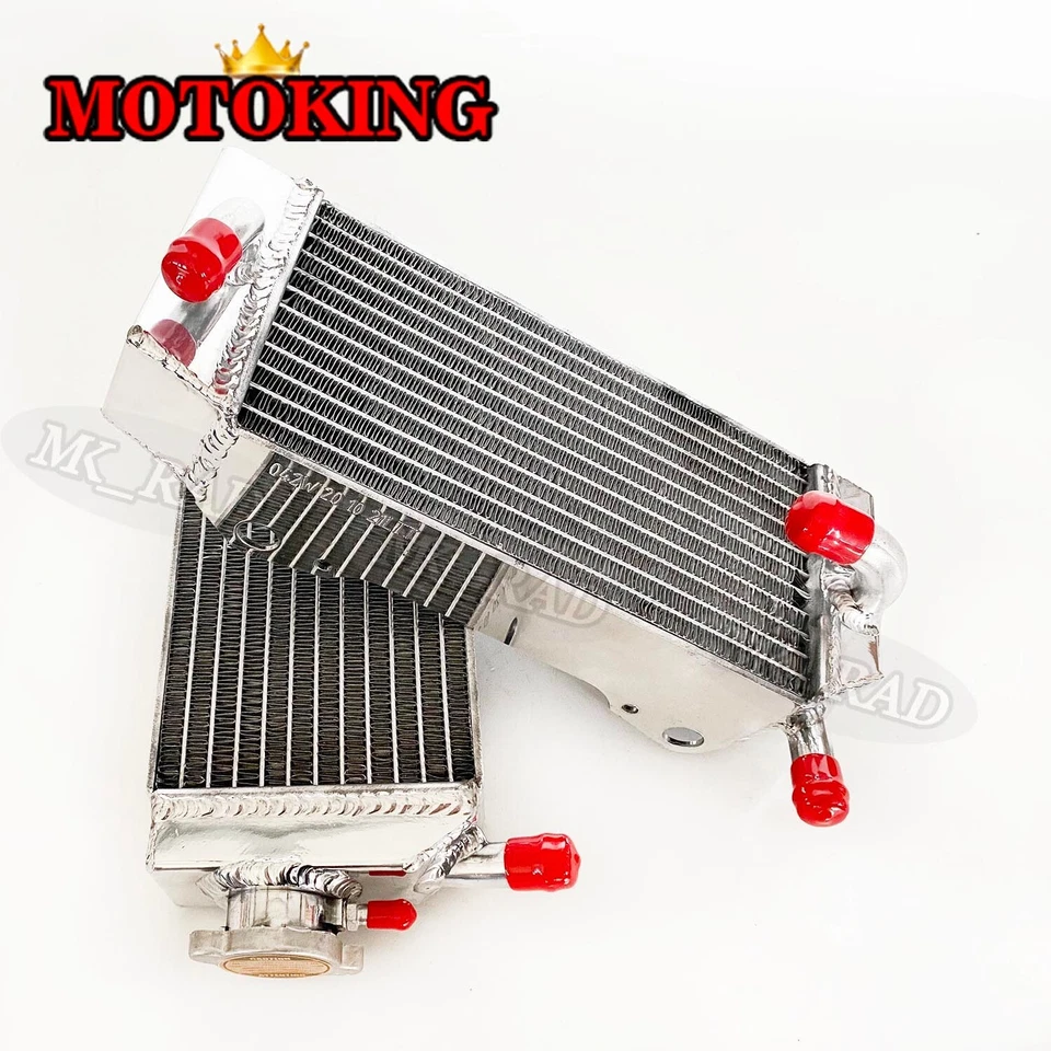 Radiador completo de aluminio para Honda CRF450R CRF 450R CRF 450 R 2005-2008 2007 2006 Foto 2 de 4