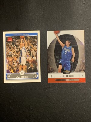 (2) 2006 Topps / Finest J.J. Redick Rookie Cards