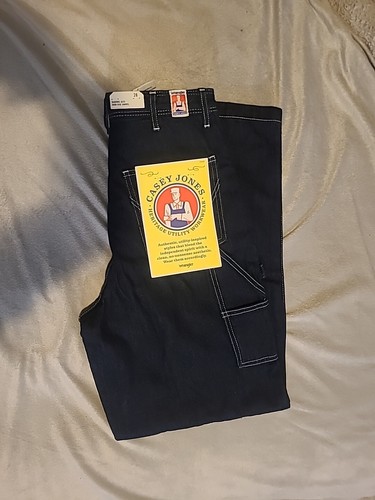 WRANGLER CASEY JONES UTILITY High Rise Barrel PANTS WASH 70s BLUE Sz 28x31