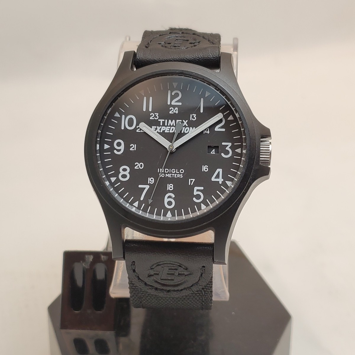 TIMEX EXPEDITION INDIGLO TW4B082100 WR 50M BLACK MEN'S WATCH
