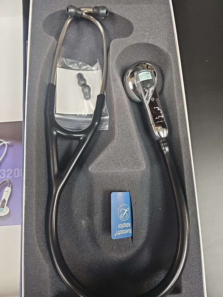3M Littmann 3200 Electronic Stethoscope - Black Bluetooth 3M Littmann 3200 Electronic Stethoscope - Black Bluetooth