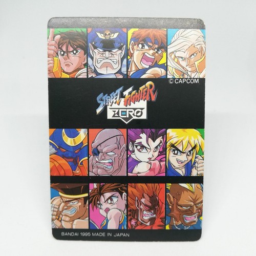 ROSE GUY RYU 039 Street Fighter ZERO2 II capcom game Card Arcade PS SS JAPAN - Picture 7 of 12