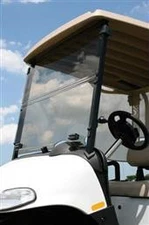 EzGo RXV Tinted Windshield Tinted Flip Down w/ Mounting Hardware 2008+ Golf Cart