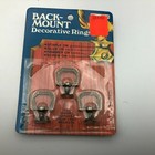 Back Mount Decorative Rings USA Hanging Small Light Duty NOS Vintage Homecraft