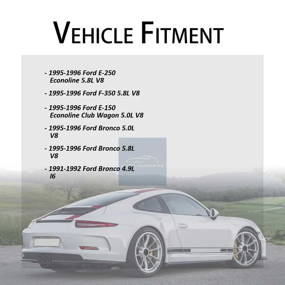 Salida de agua de refrigerante del motor para Ford E-150 Econoline Club Wagon 5,8 L 1995-1996 Foto 3 de 3