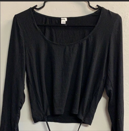 Women's Garage Long Sleeve Cropped Tie 