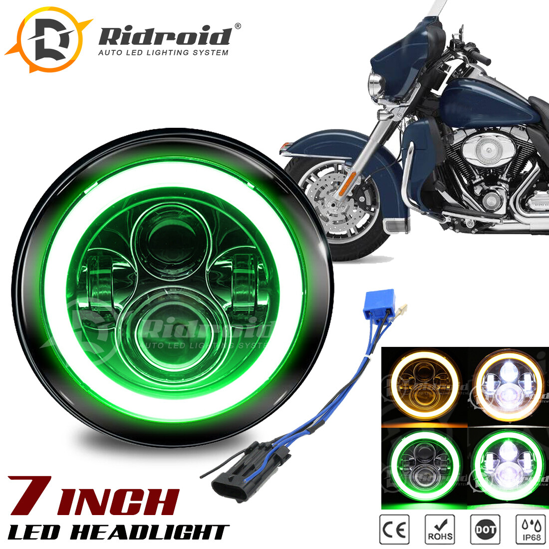 Green Halo Ring 7