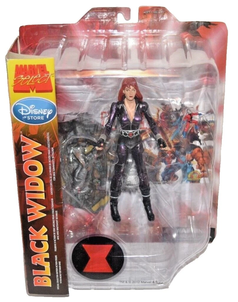 Diamond Select Black Widow Plastic Action Figures Accessories