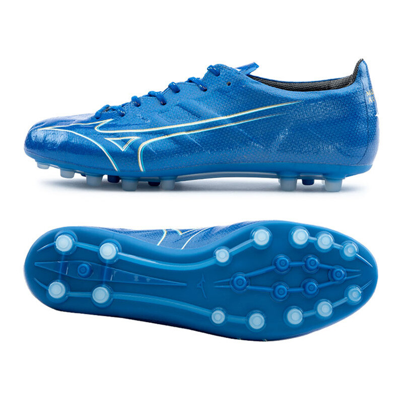 Mizuno Alpha Elite AG P1GA246327 Blue Mens Football Cleats Shoes