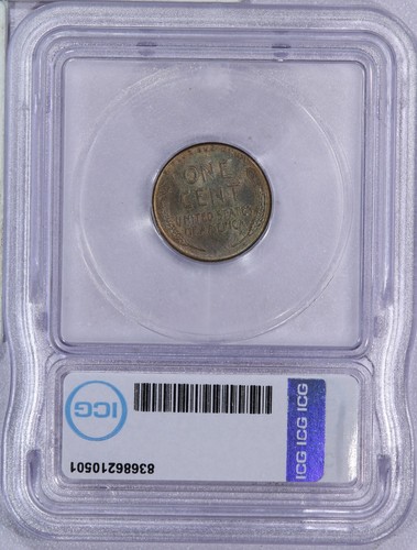 1909 Lincoln Cent 1c ICG MS64 RB - Picture 2 of 4
