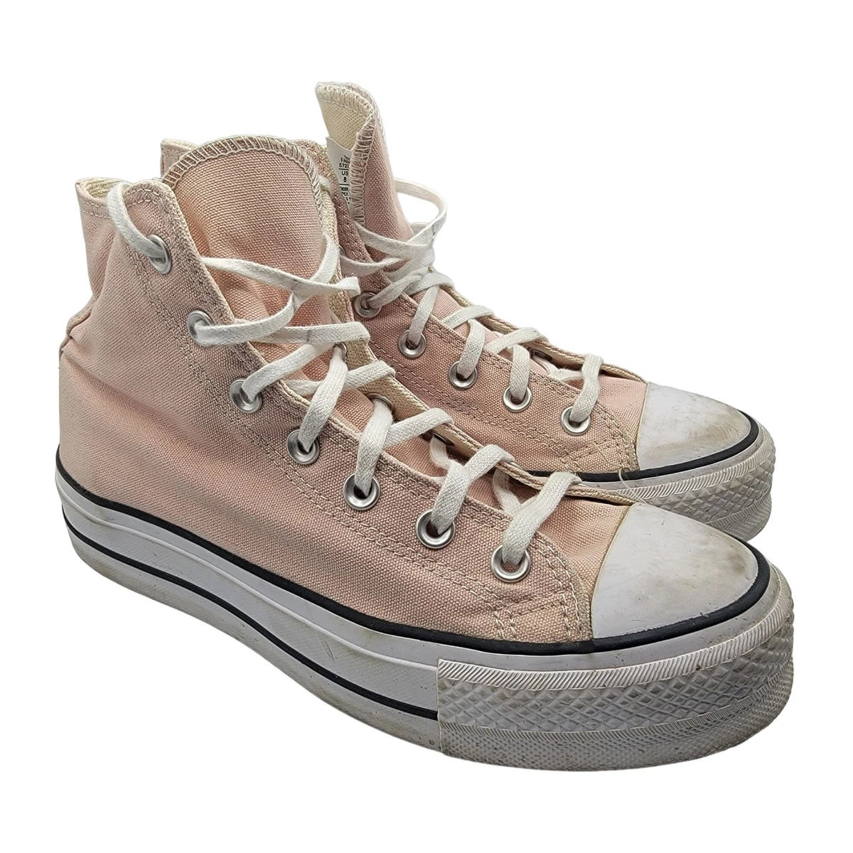 Particle clearance beige converse