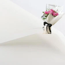 20 Pcs Double Sided Color Flower Wrapping Paper,Waterproof Valentines Day Bou...