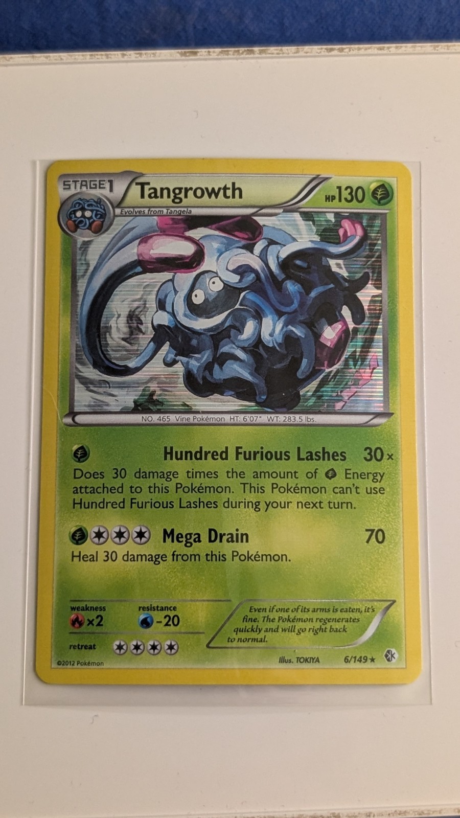 Tangrowth Holo Rare Boundaries Crossed 6/149 NM