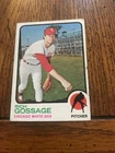 Rich Gossage Rookie 1973 Topps Baseball Card