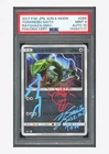 Pokemon PSA 9 AUTO 10 Rayquaza Rev. Holo Yoshinobu Saito 2017 084/114 SM4+ JPN