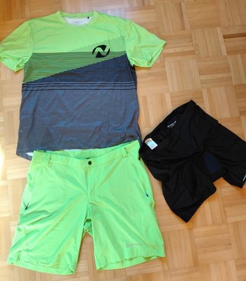 NAKAMURA BIKE/FAHRRAD SET Shirt/Short/Innenhose Gr. 3XL wie NEU