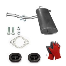 Endschalldämpfer Auspuff + Montagesatz fur Hyundai ix35 LM, EL, ELH 2.0 135PS