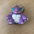 Vintage 1999 POKEMON Nintendo NIDOKING Keychain Burger King Meal Figure Toy