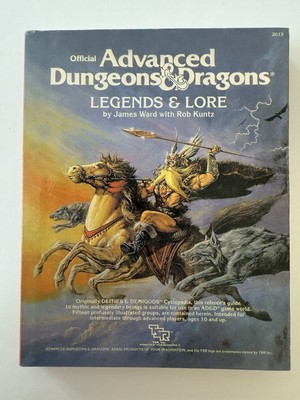 Advanced Dungeons & Dragons 1E Legends & Lore Softcover 4 x3  Reprint