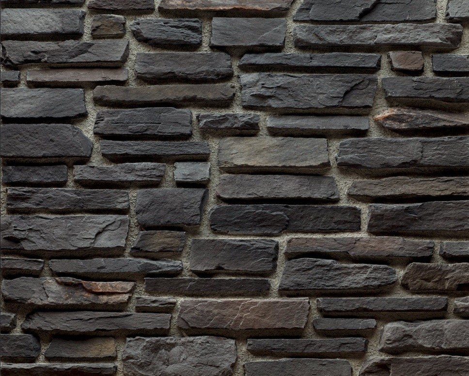 Dark Ledge Stone Cladding, Wall Cladding, Fireplace, Feature Wall, SAMPLE