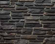 Dark Ledge Stone Cladding, Wall Cladding, Fireplace, Feature Wall, SAMPLE