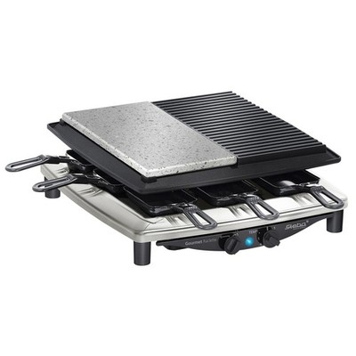 Steba RC 4 plus deluxe chrom Raclette Raclette