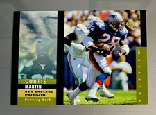 Upper Deck 1995 SP Holoview Curtis Martin #5 Patriots Football Rookie Card. rookie card picture