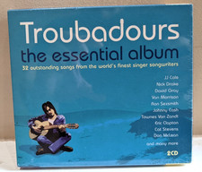 Troubadours The Essential Album 32 Outstanding Songs 2 CD Set Compilation