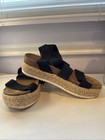 Steve Madden Women's Sandals Black/Tan Size 8 US Open Toe Ankle Strap — photo 2