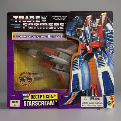 Transformers Reissue Commemorative Series II Decepticon Starscream Hasbro Figure