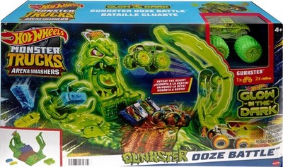 Monster Trucks Arena Smashers Glow-In-The-Dark Gunkster Playset