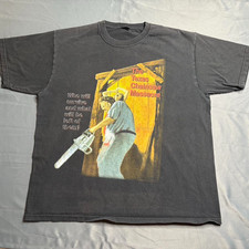 Vintage shirt the texas chainsaw massacre 2002 promo movie Unisex tee PA1021