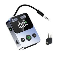 2-in-1 Bluetooth 5.3 Transmitter Receiver Adapter for TV Airplane Car