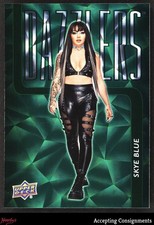 2026 Upper Deck AEW Dazzlers Green #DZ11 Skye Blue