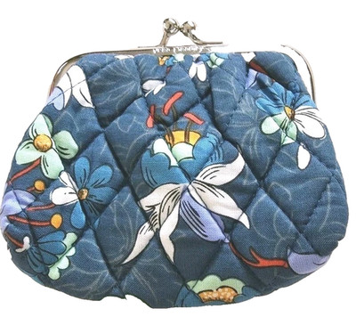 Vera Bradley Kiss Lock Coin Case