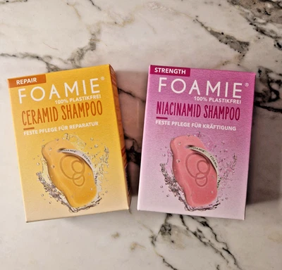 Foamie festes Niacinamid Shampoo 80g + Ceramid Shampoo 80g OVP