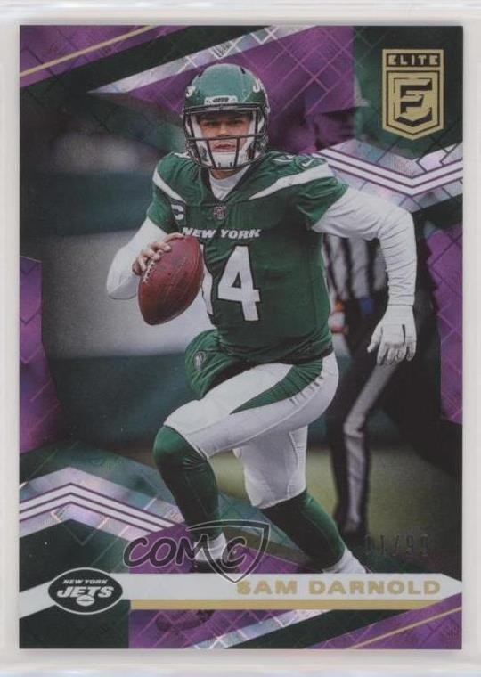 2020 Panini Donruss Elite Purple /99 Sam Darnold #16 0e3p