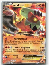 Landorus EX 89/149 Holo Ultra Rare Boundaries Crossed Pokemon Near Mint