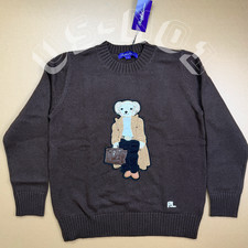 POLO RALPH LAUREN Polo Bear Brown Knit Sweater Women's Small w/ Box NWT. Bid