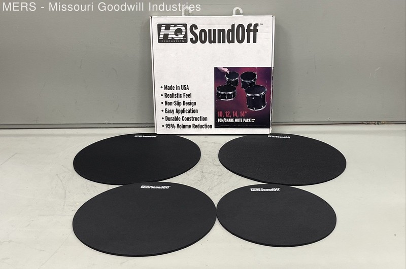 HQ Percussion SoundOff Drum Mute Pack Fusion Sizes 10 12 14 14 Inch Tom Snare