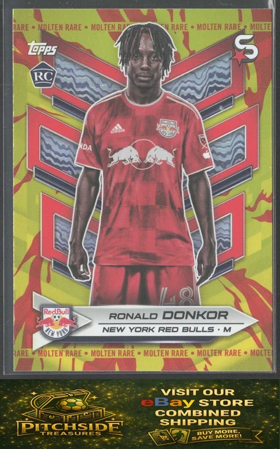 2024 Topps MLS Superstars #38 Ronald Donkor Molten Rare Fire Spot