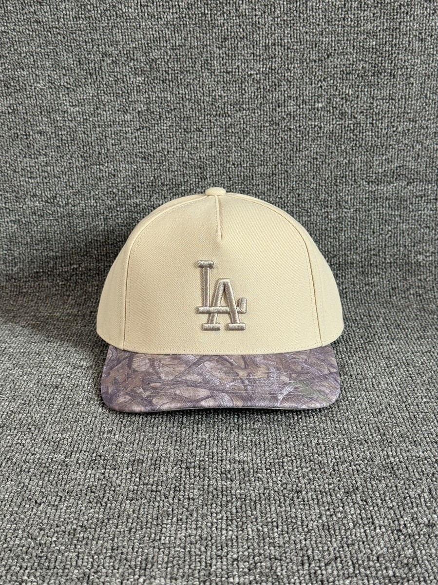 Mitchell & Ness Los Angeles Dodgers MLB Snapback Hat Cream Camo Brim