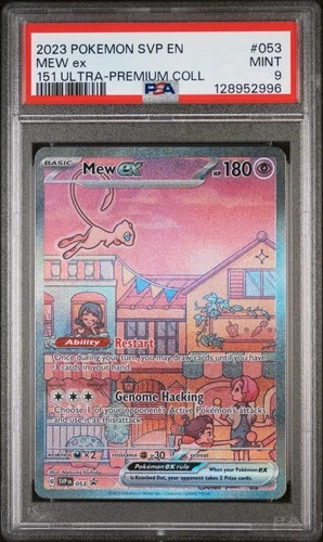 2023 POKEMON SVP EN-SV BLACK STAR PROMO 151 ULTRA-PREM COLL #053 MEW EX PSA 9