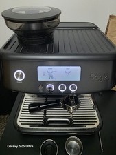 USED - SAGE The Barista Pro Coffee Machine - Black Stainless Steel